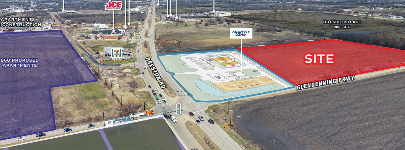 NEQ Preston Rd & Glendenning Pkwy