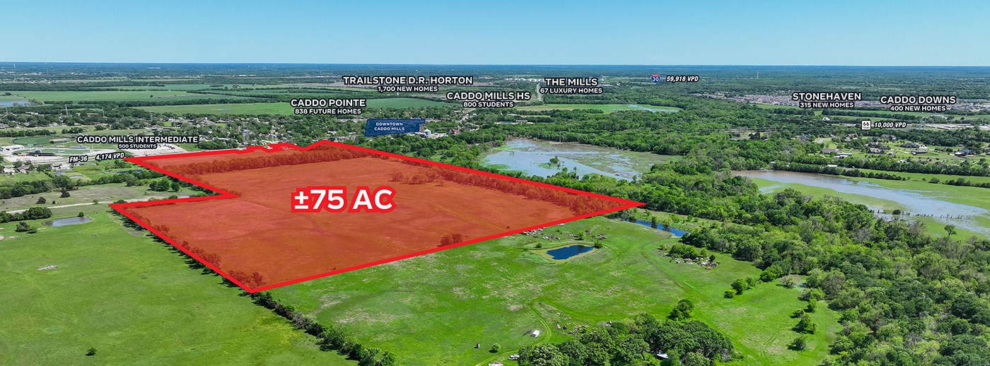 75 AC FM 36 Frontage For Sale